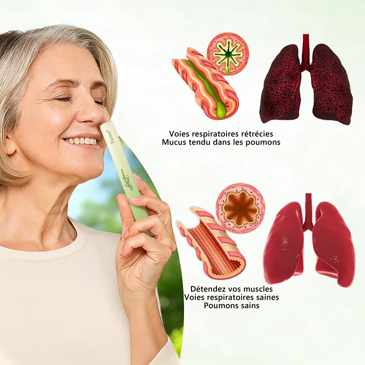 Diffuseur 𝑴𝒖𝑟𝑤𝗈𝗇® à base de plantes Mullein pour le nettoyage des poumons (🫁 Toux, pharyngite, essoufflement, expectorations, nez bouché, bronchite, symptômes allergiques, inconfort pulmonaire)🌐