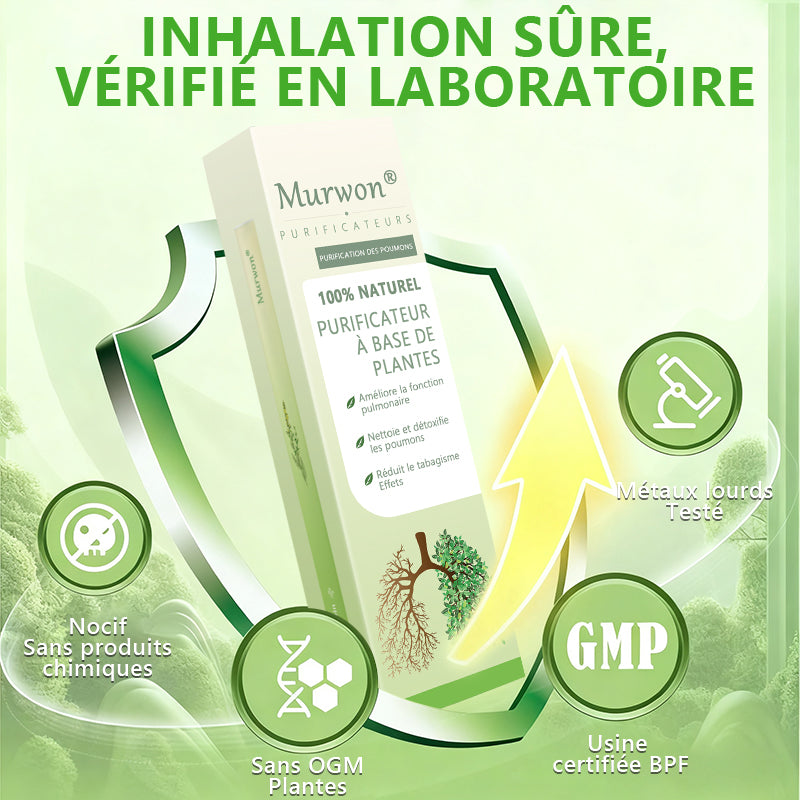 Diffuseur 𝑴𝒖𝑟𝑤𝗈𝗇® à base de plantes Mullein pour le nettoyage des poumons (🫁 Toux, pharyngite, essoufflement, expectorations, nez bouché, bronchite, symptômes allergiques, inconfort pulmonaire)🌐